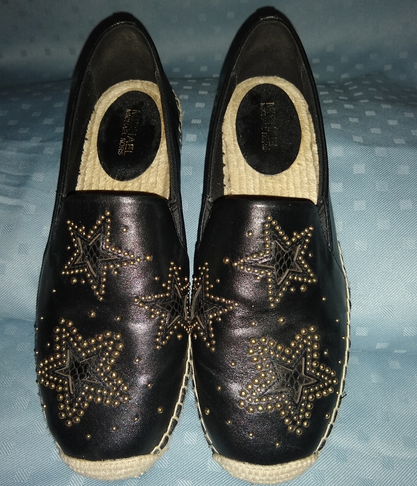 Michael Kors leather star studded espadrille. 6.5